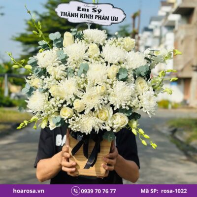 K Hoa chia buồn rosa-1022