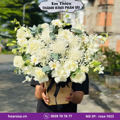 K Hoa chia buồn rosa-1023