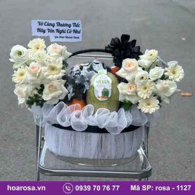 Giỏ trái cây rosa-1127