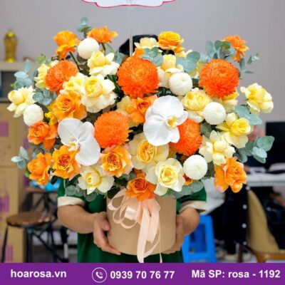 Giỏ hoa rosa-1192