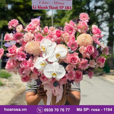 Giỏ hoa rosa-1194