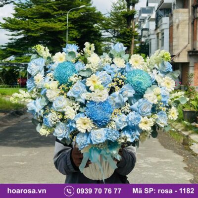 Giỏ hoa rosa-1182