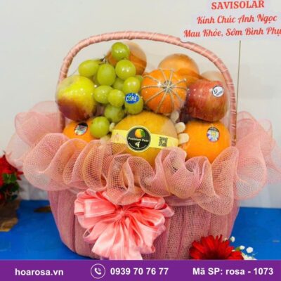 Giỏ trái cây rosa-1073