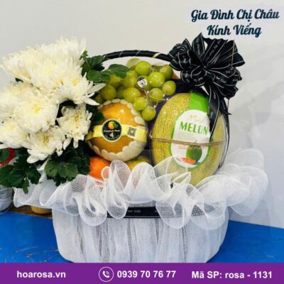 Giỏ trái cây rosa-1131