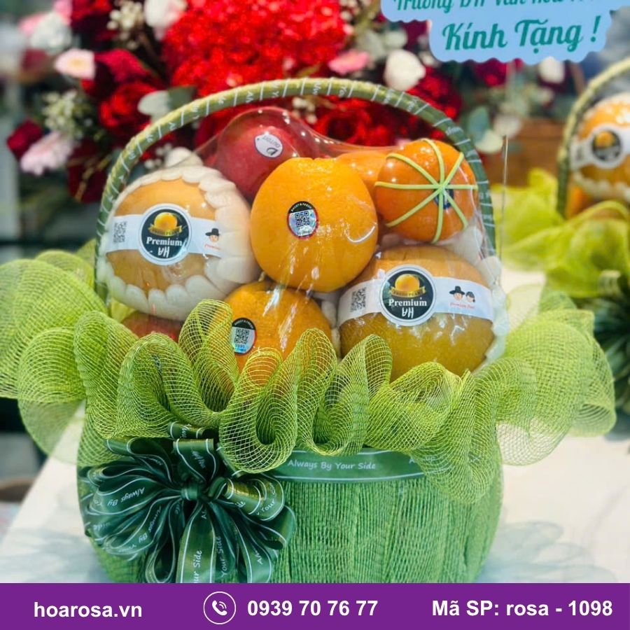Giỏ trái cây rosa-1098