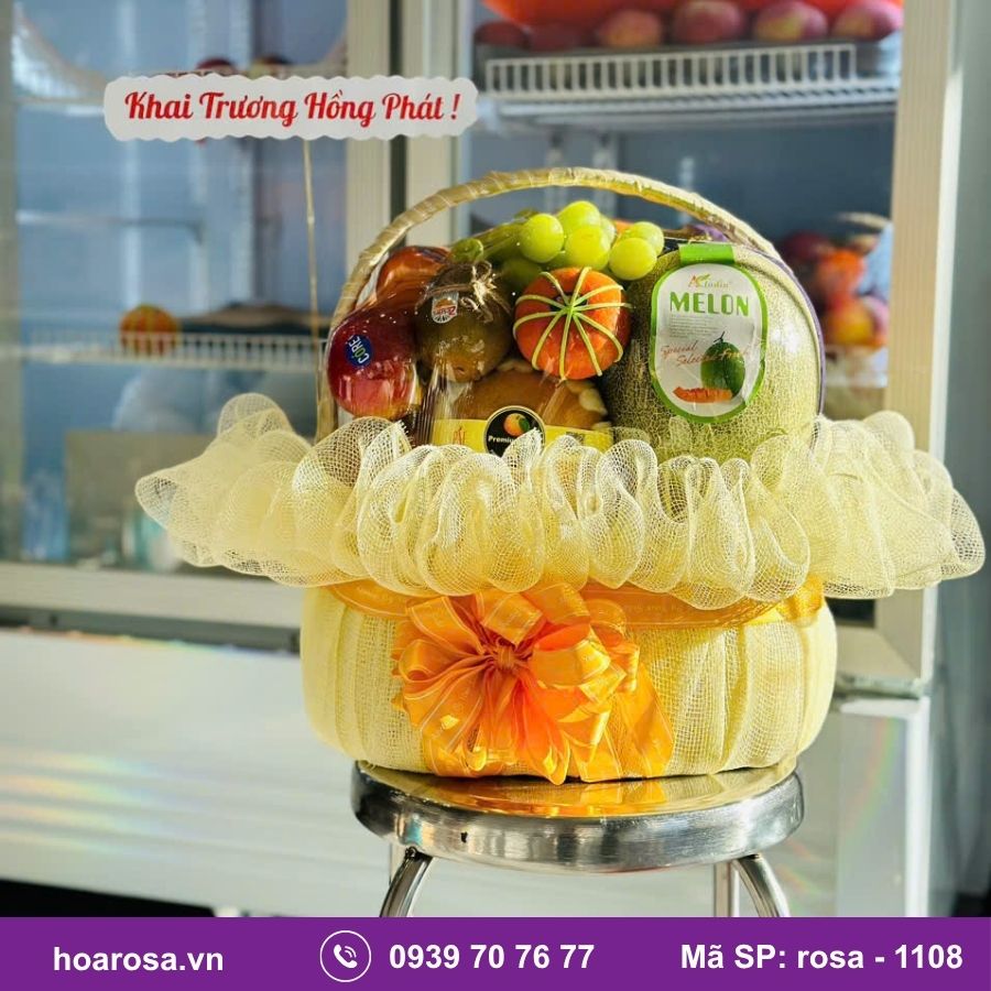 Giỏ trái cây rosa-1108
