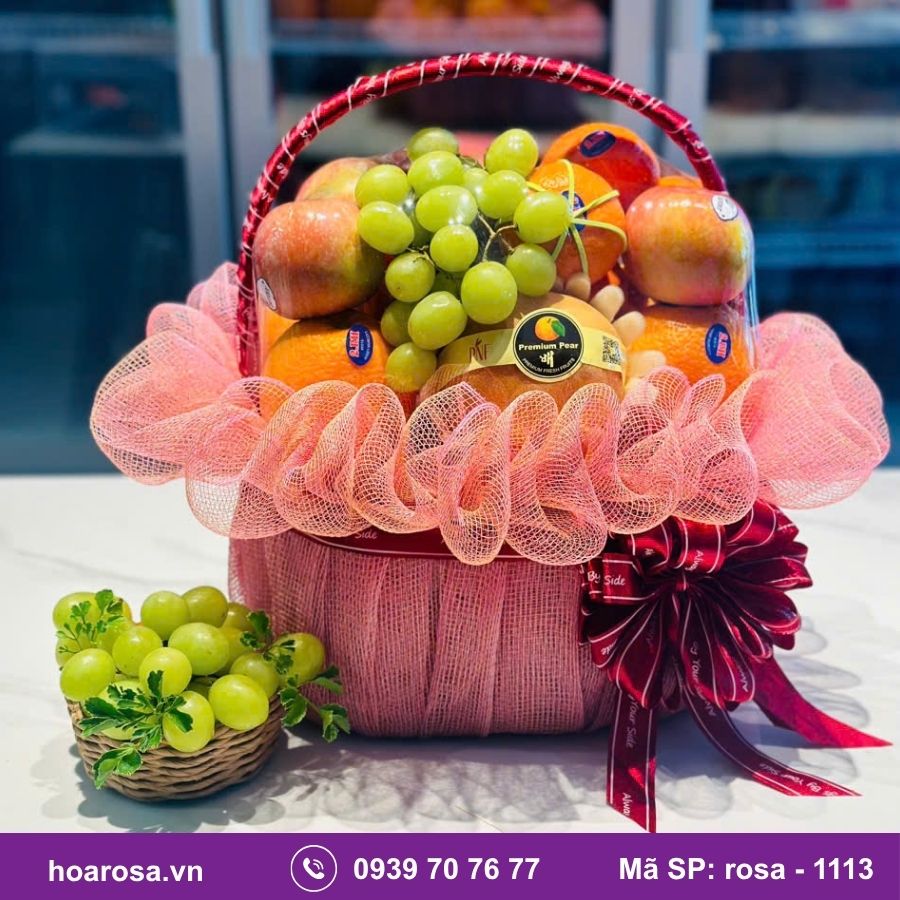 Giỏ trái cây rosa-1113