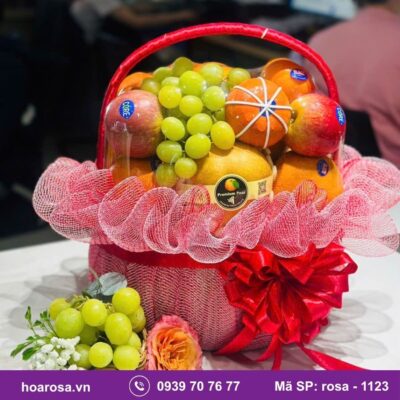 Giỏ trái cây rosa-1123