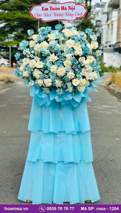 Kệ hoa chúc mừng rosa-1204