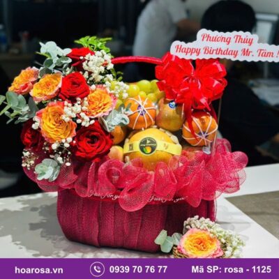 Giỏ trái cây rosa-1125