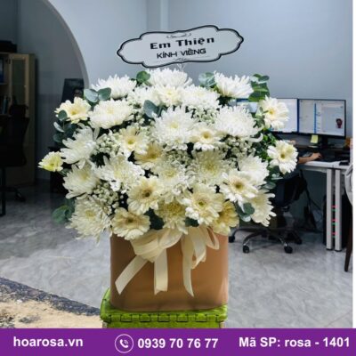 Giỏ hoa rosa-1401