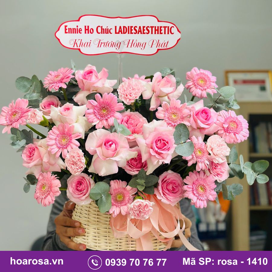 Giỏ hoa rosa-1410