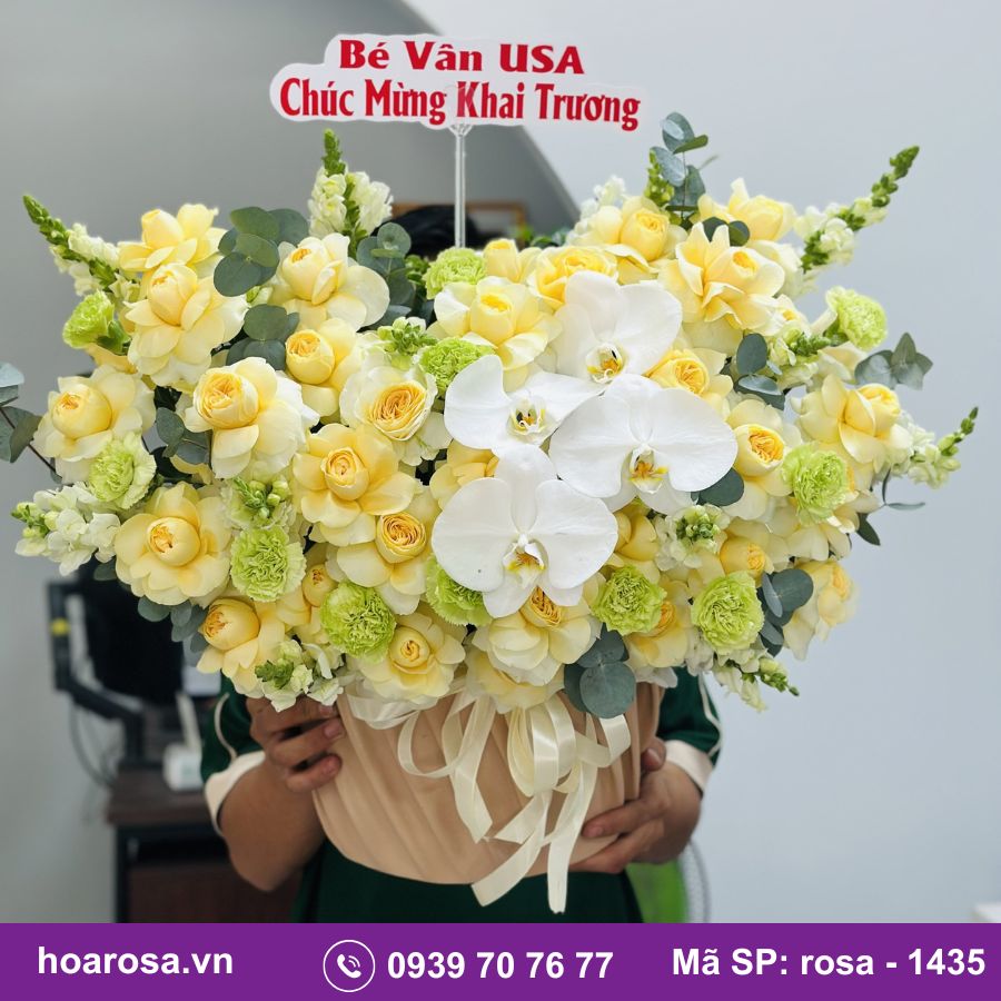Giỏ hoa rosa-1435