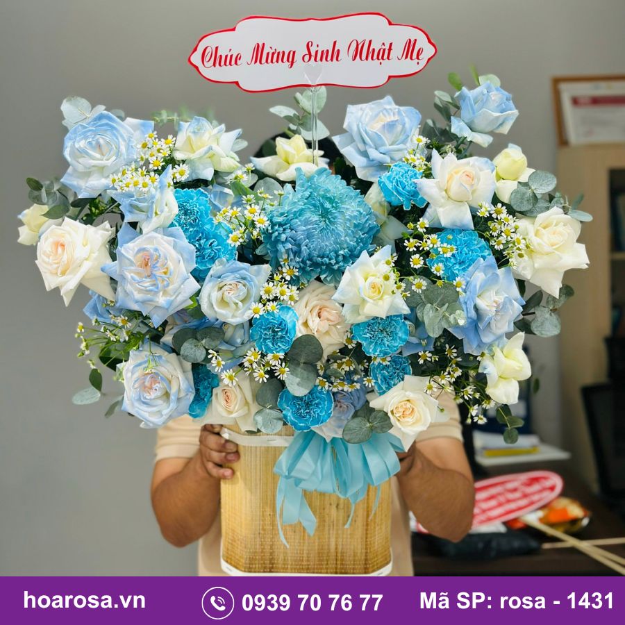 Giỏ hoa rosa-1431