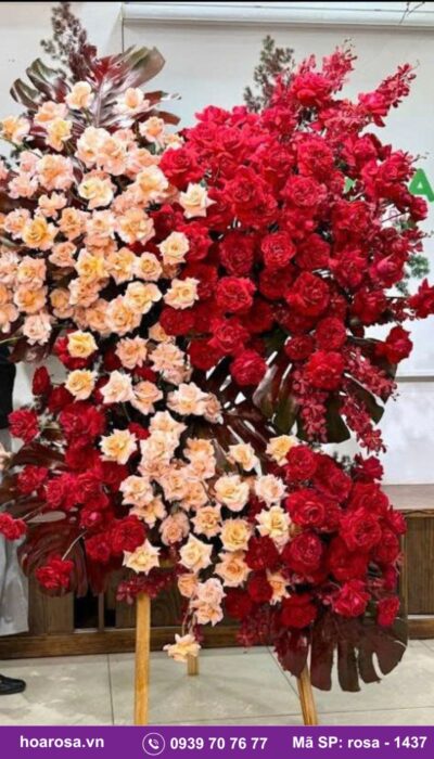 Kệ hoa chúc mừng rosa-1437