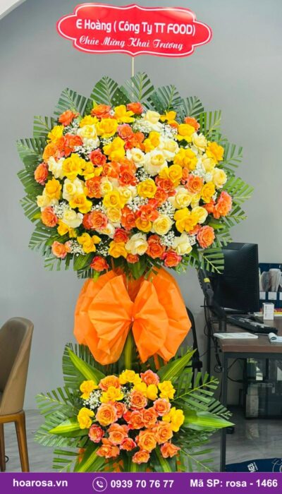 Kệ hoa chúc mừng rosa-1466