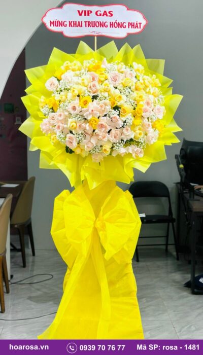 Kệ hoa chúc mừng rosa-1481