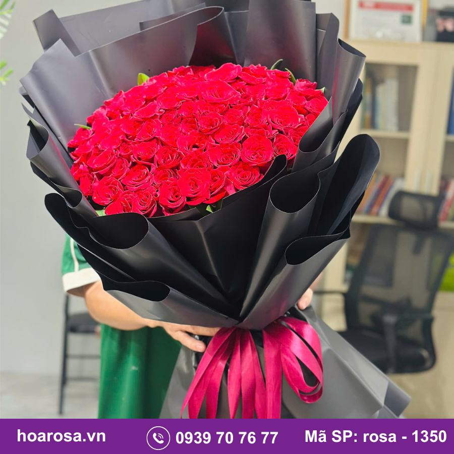 Bó hoa rosa-1350