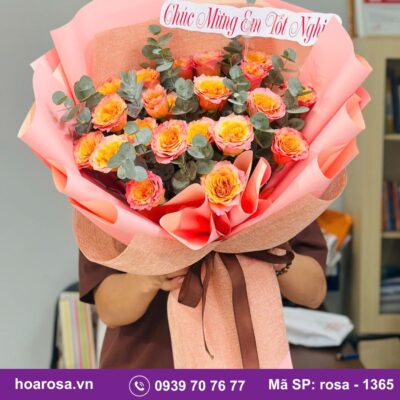 Bó hoa rosa-1365