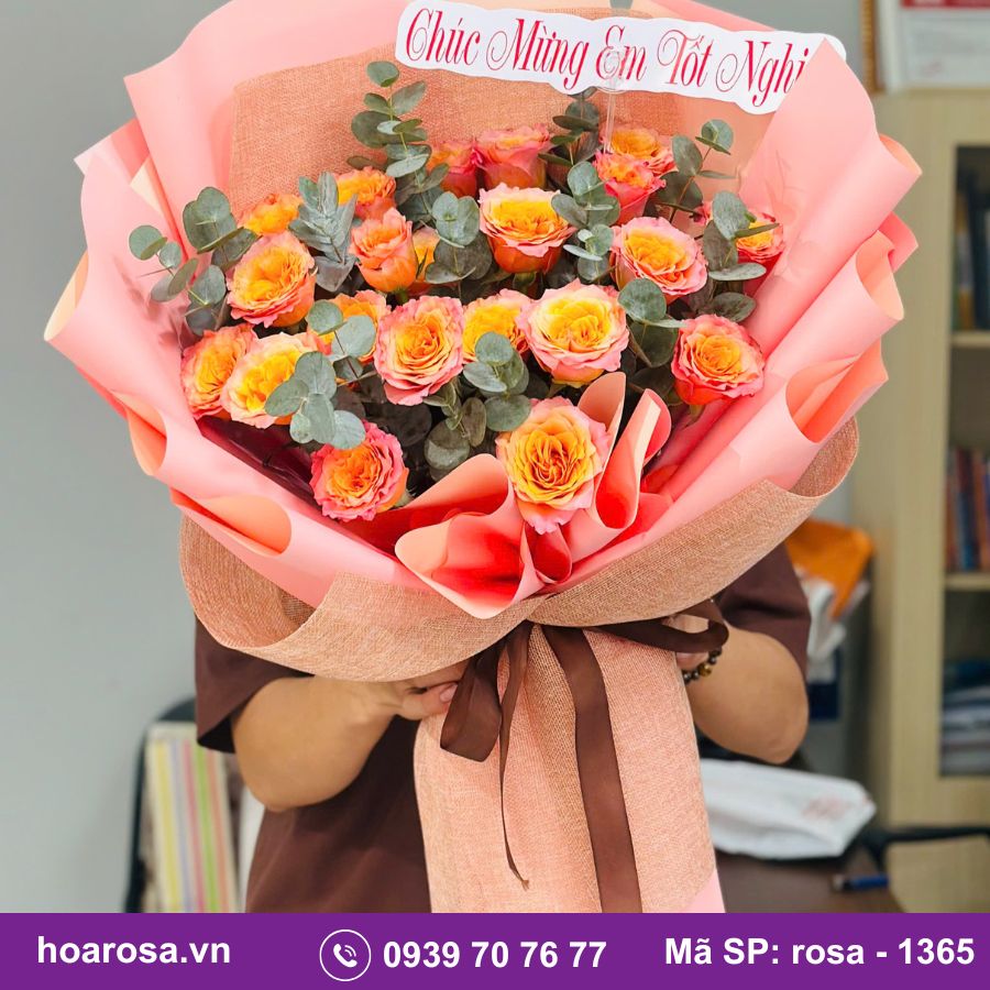 Bó hoa rosa-1365