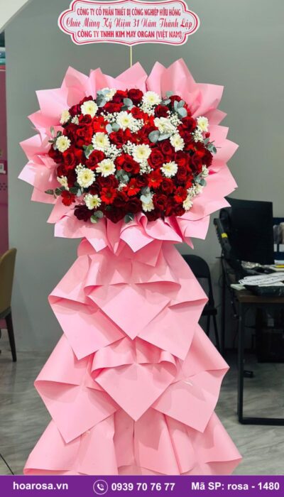Kệ hoa chúc mừng rosa-1480