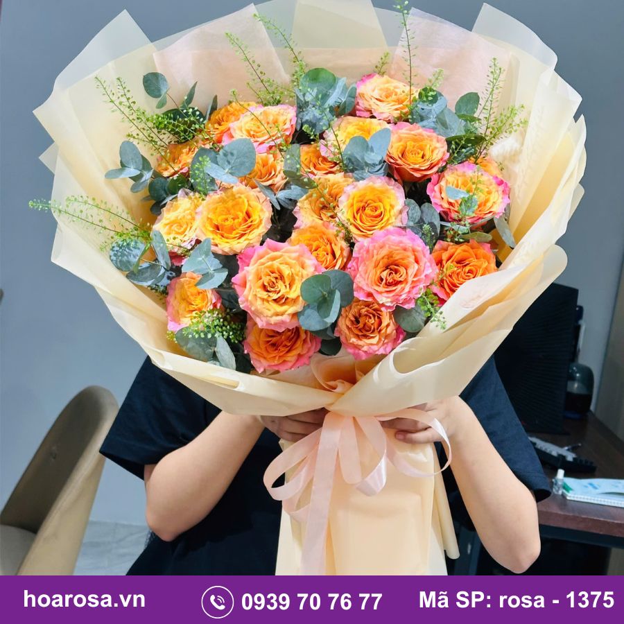 Bó hoa rosa-1375