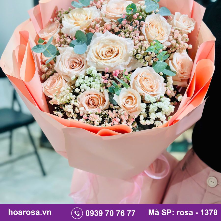 Bó hoa rosa-1378