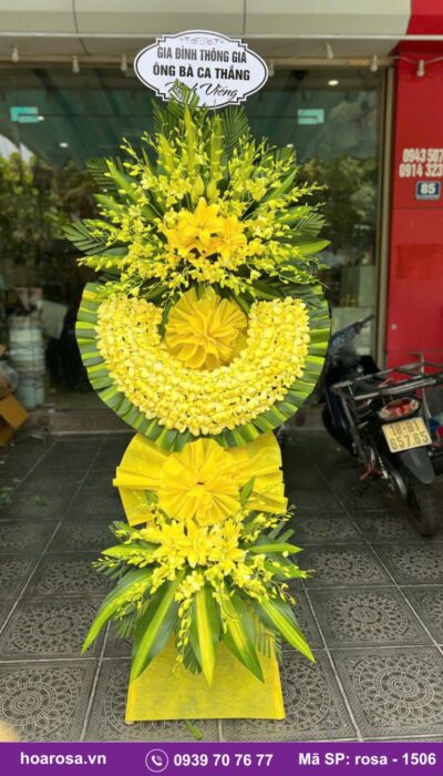 Hoa chia buồn rosa-1506
