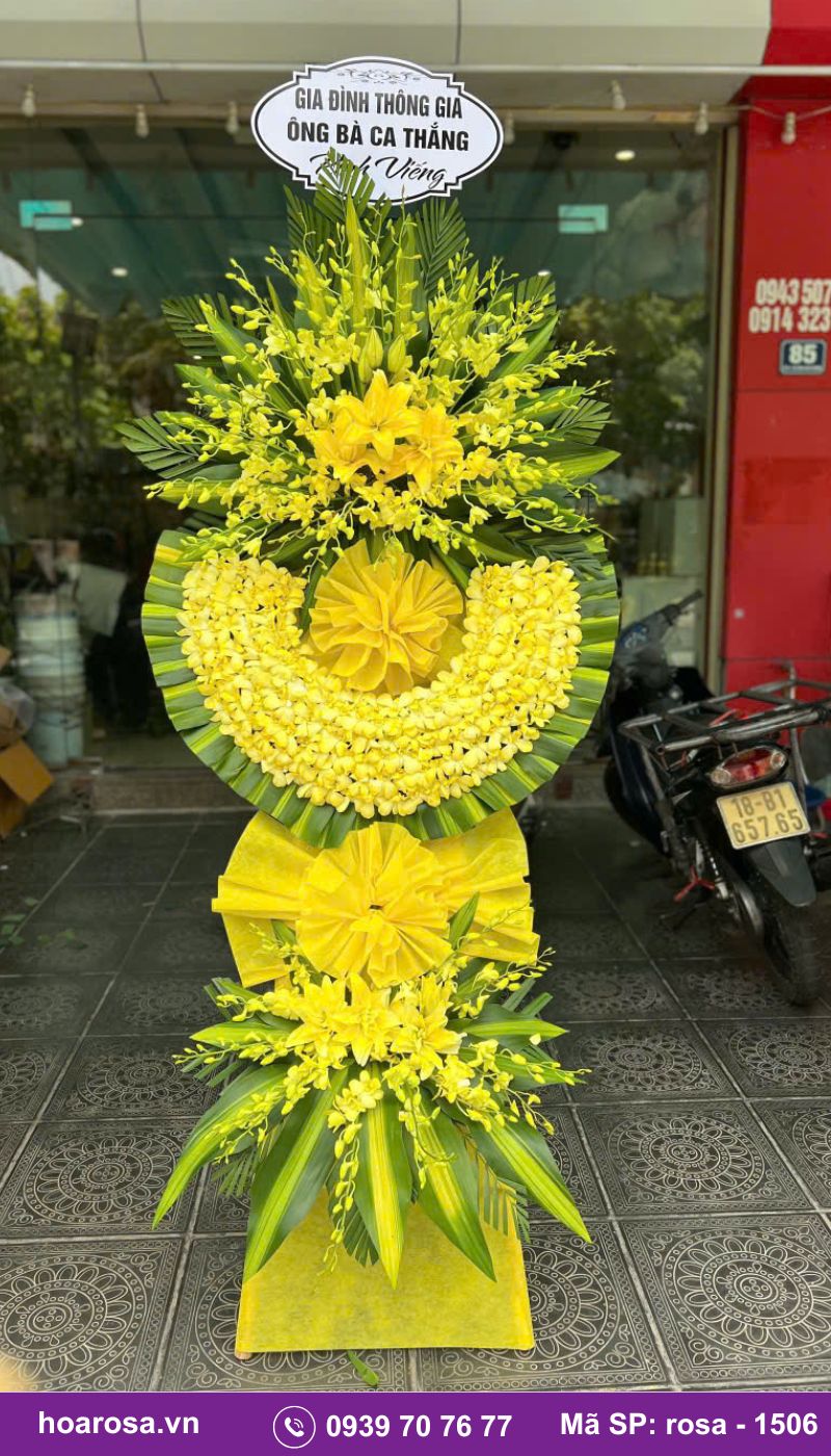 Hoa chia buồn rosa-1506