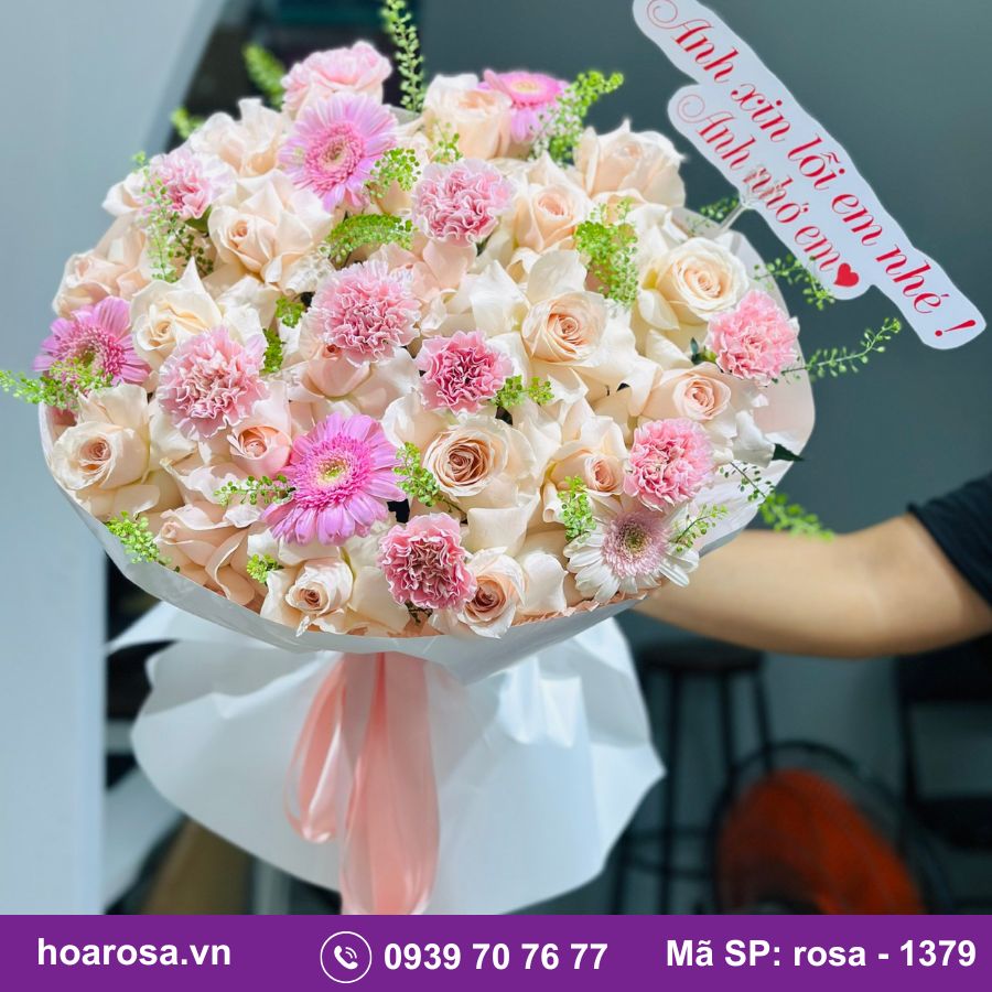 Bó hoa rosa-1379