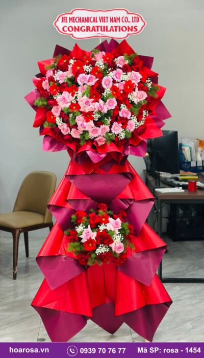 Kệ hoa chúc mừng rosa-1454