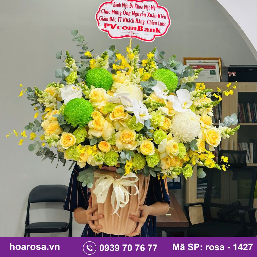 Giỏ hoa rosa-1427