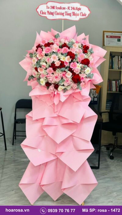 Kệ hoa chúc mừng rosa-1472