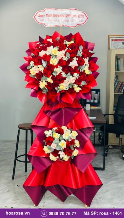 Kệ hoa chúc mừng rosa-1461