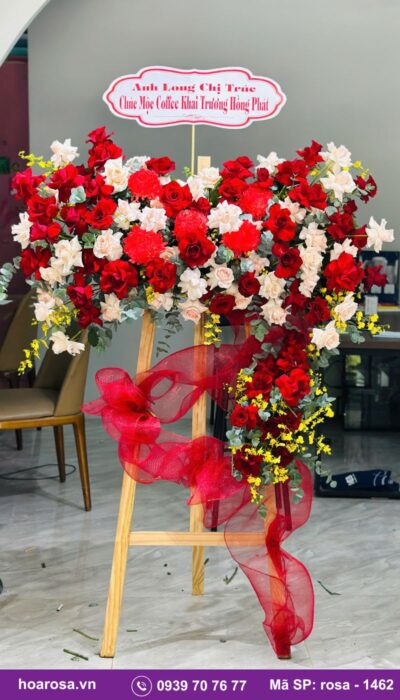 Kệ hoa chúc mừng rosa-1462