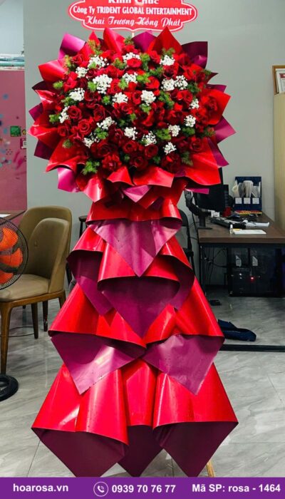 Kệ hoa chúc mừng rosa-1464