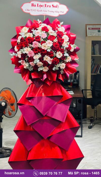 Kệ hoa chúc mừng rosa-1465