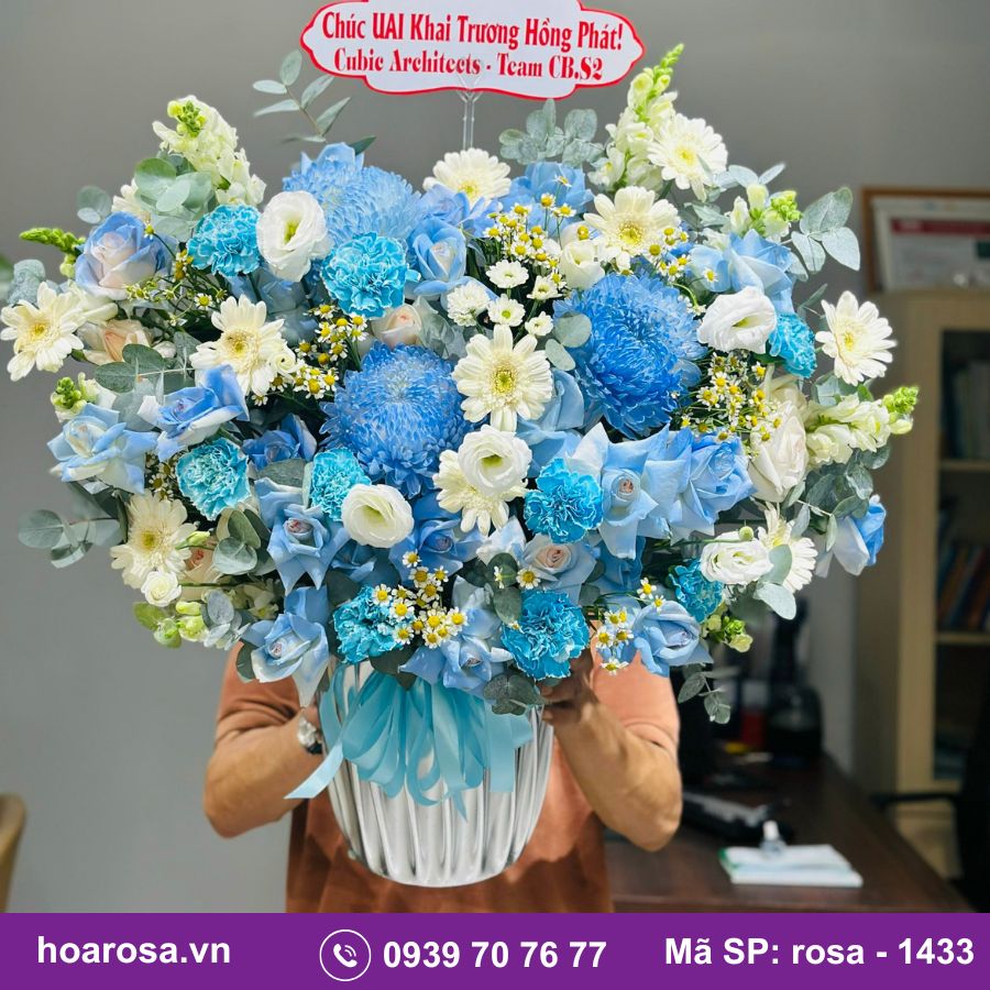 Giỏ hoa rosa-1433