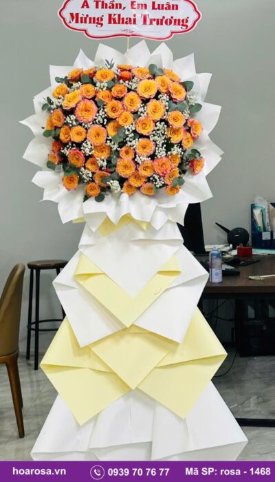 Kệ hoa chúc mừng rosa-1468
