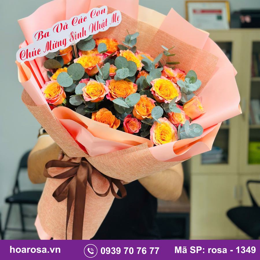 Bó hoa rosa-1349
