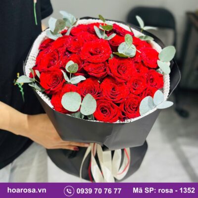 Bó hoa rosa-1352