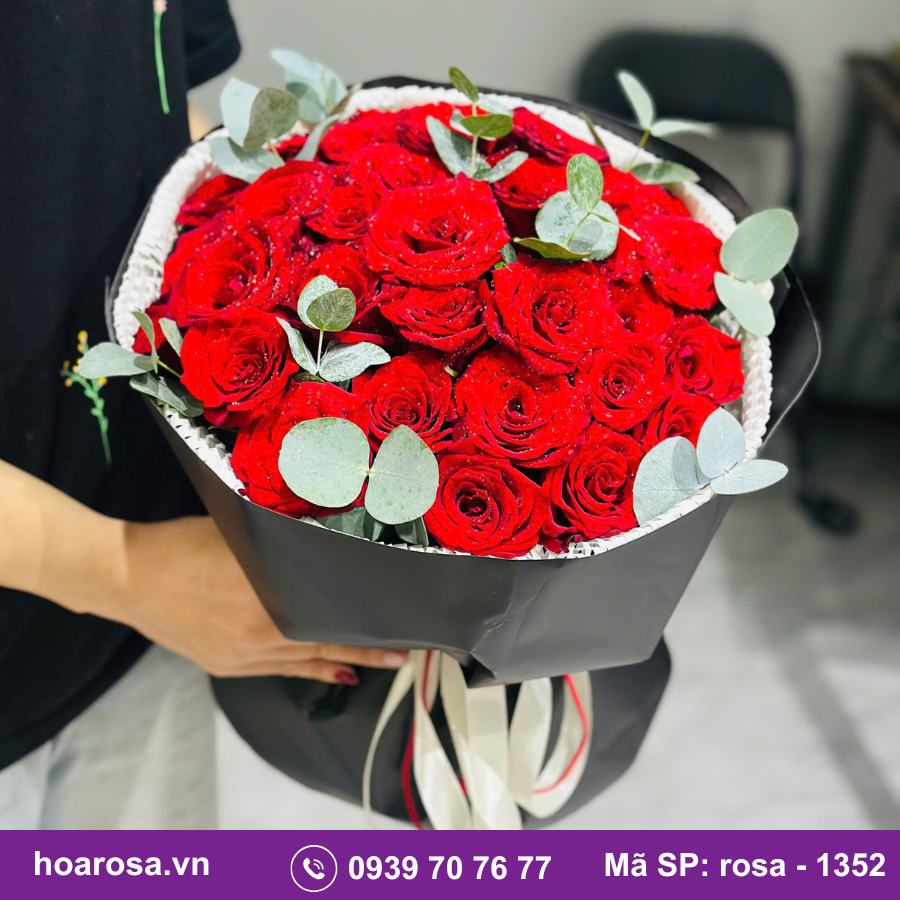 Bó hoa rosa-1352