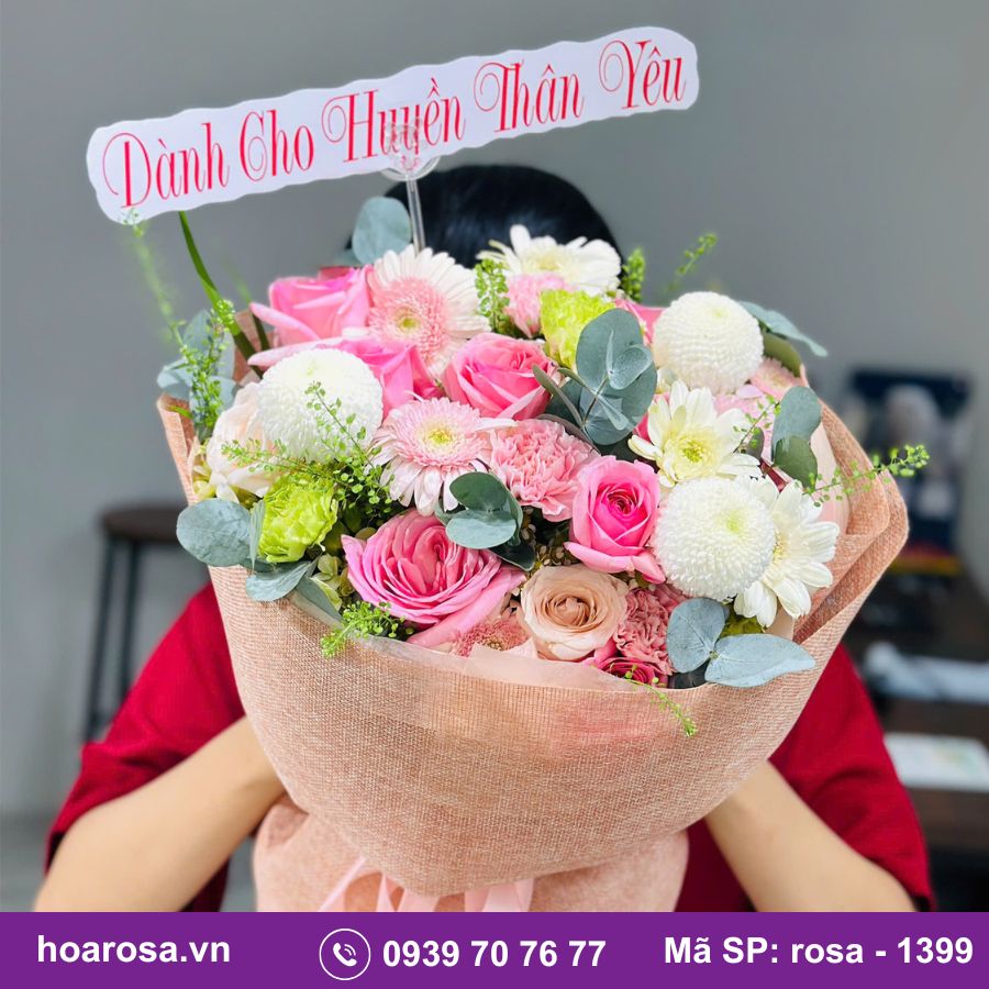 Bó hoa rosa-1399