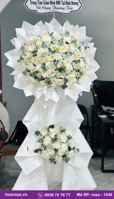 Hoa chia buồn rosa-1540