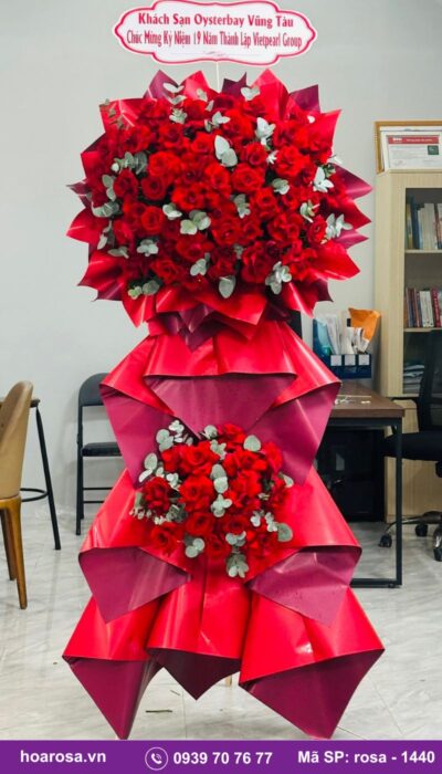 Kệ hoa chúc mừng rosa-1440