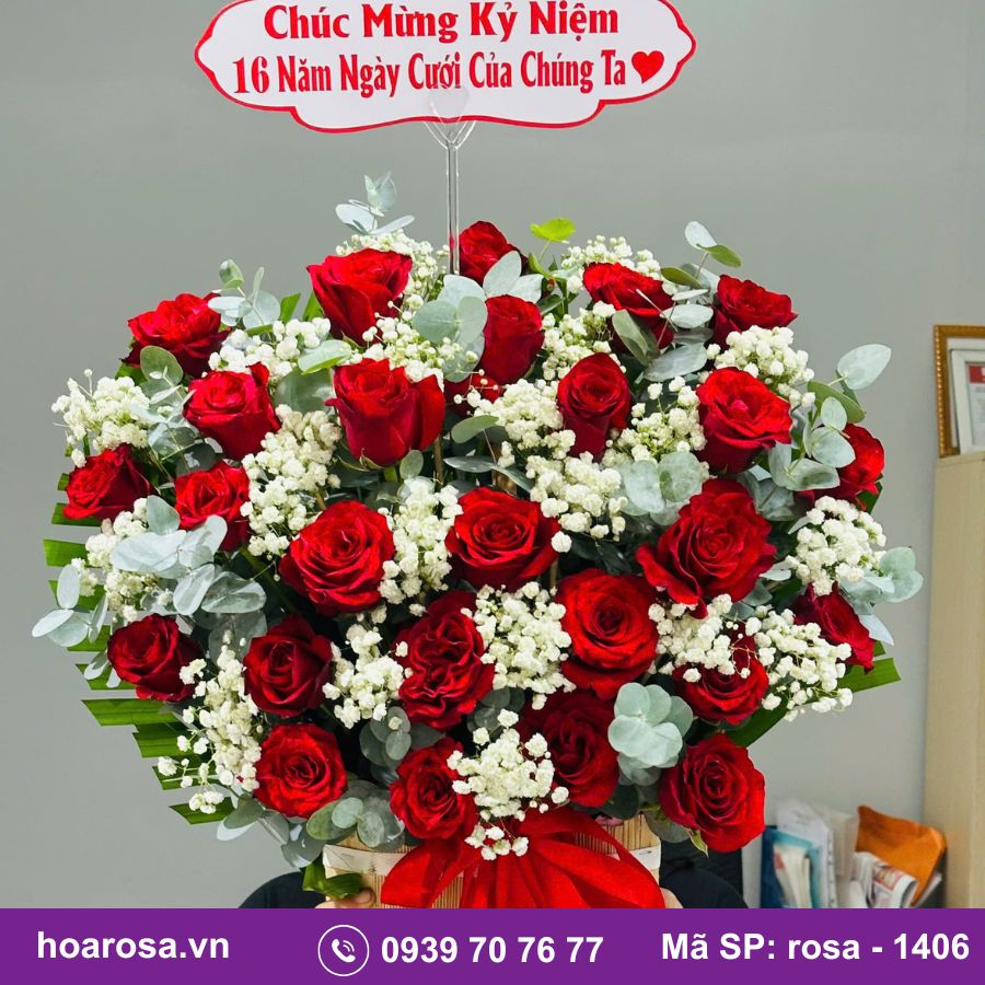 Giỏ hoa rosa-1406