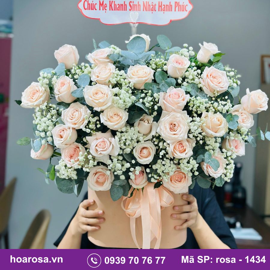 Giỏ hoa rosa-1434