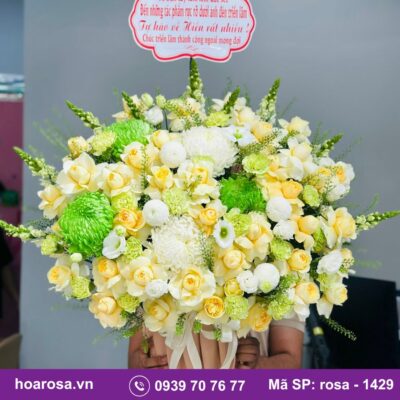 Giỏ hoa rosa-1429