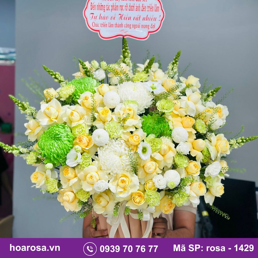 Giỏ hoa rosa-1429