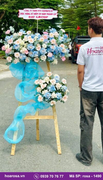 Kệ hoa chúc mừng rosa-1490
